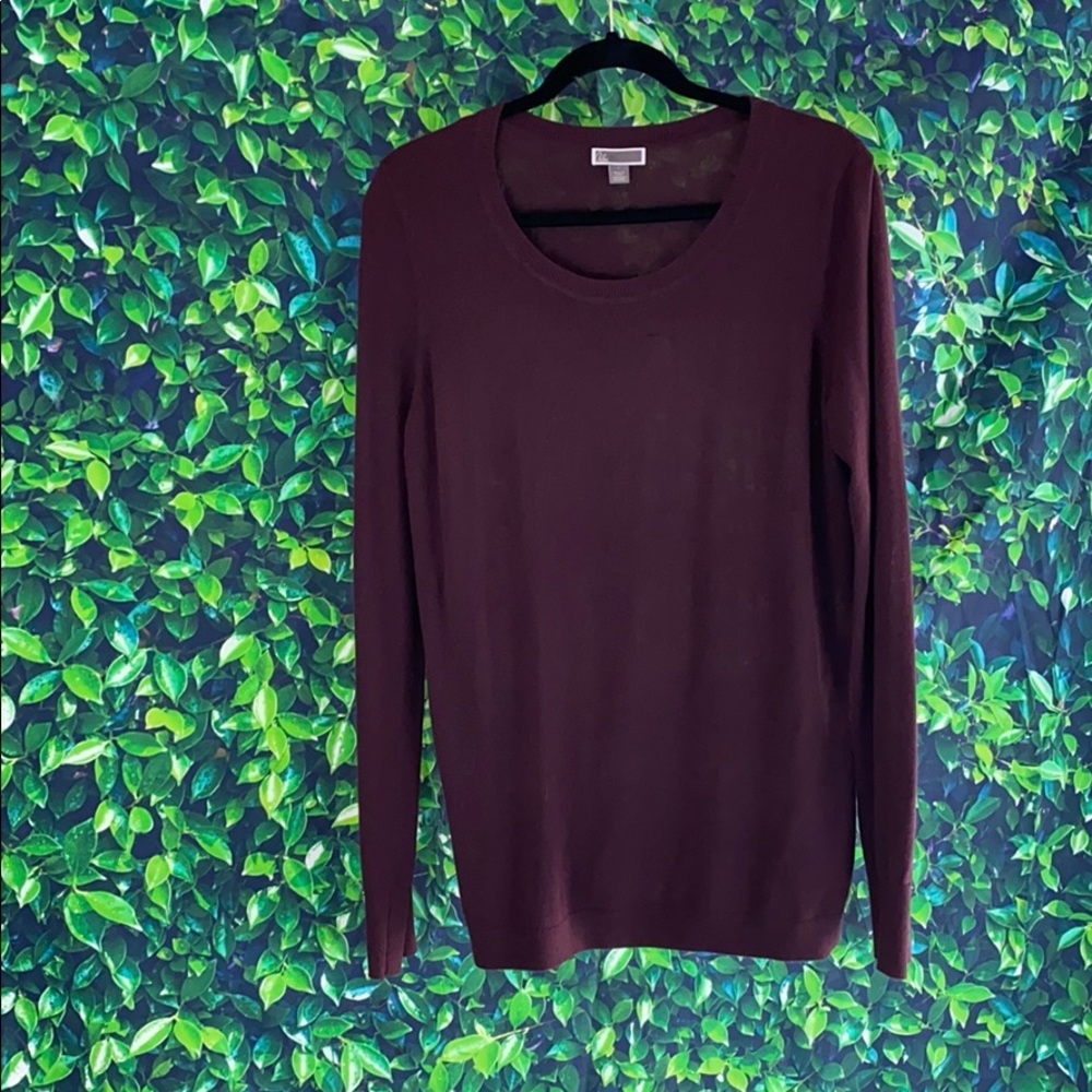 Chelsea28 Ruffled Tulle back Sweater (Nordstrom)